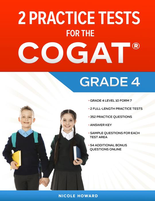 2 PRACTICE TESTS FOR THE COGAT GRADE 4