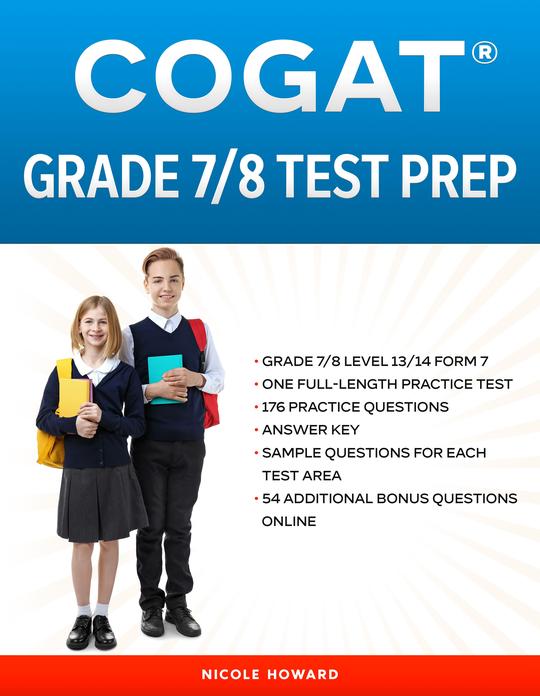 COGAT GRADE 7/8 TEST PREP